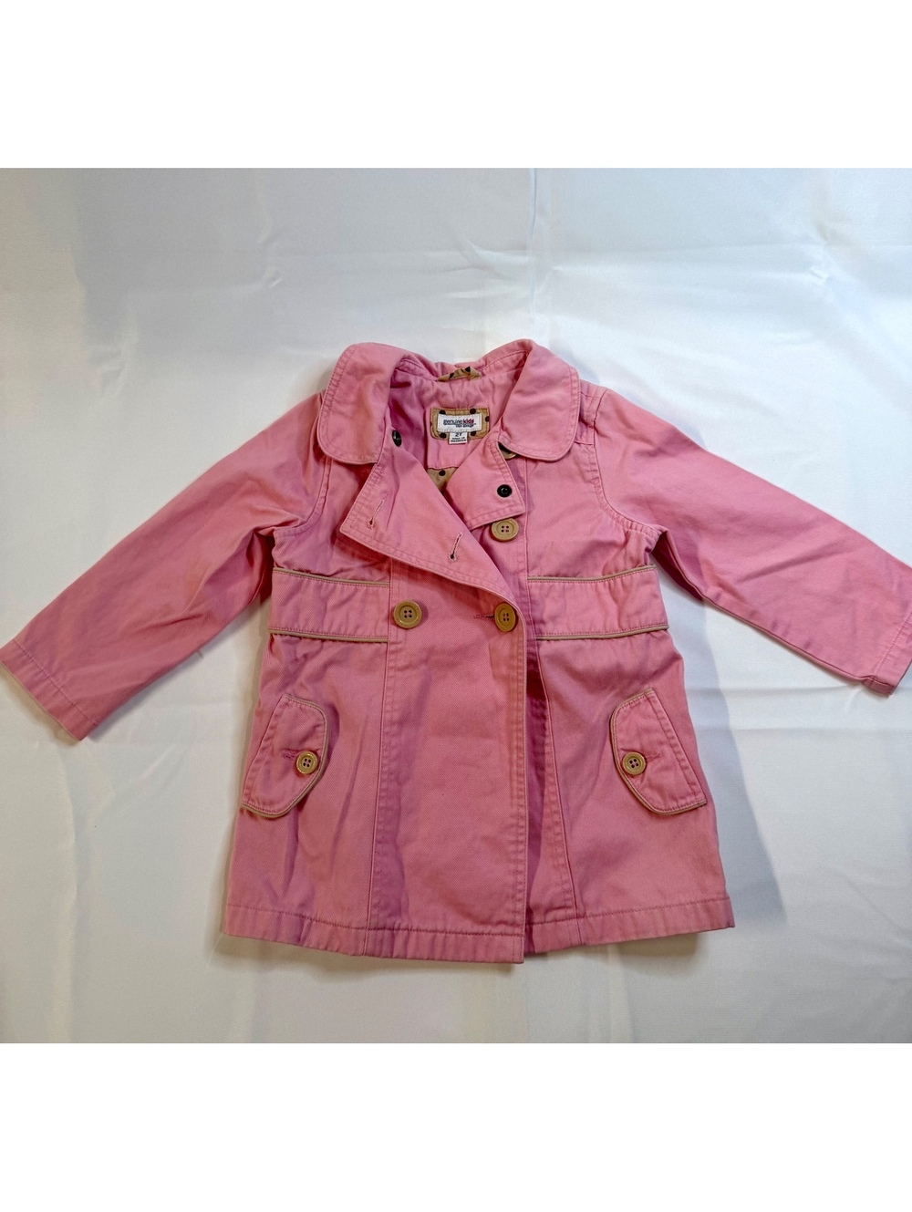 Genuine Kids from OshKosh Pink Toddler Trench Coat 2T